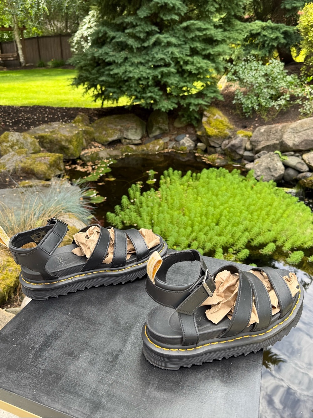 Dr. Martins Vegan Blaire Sandal SZ 9 - Picture 6 of 11